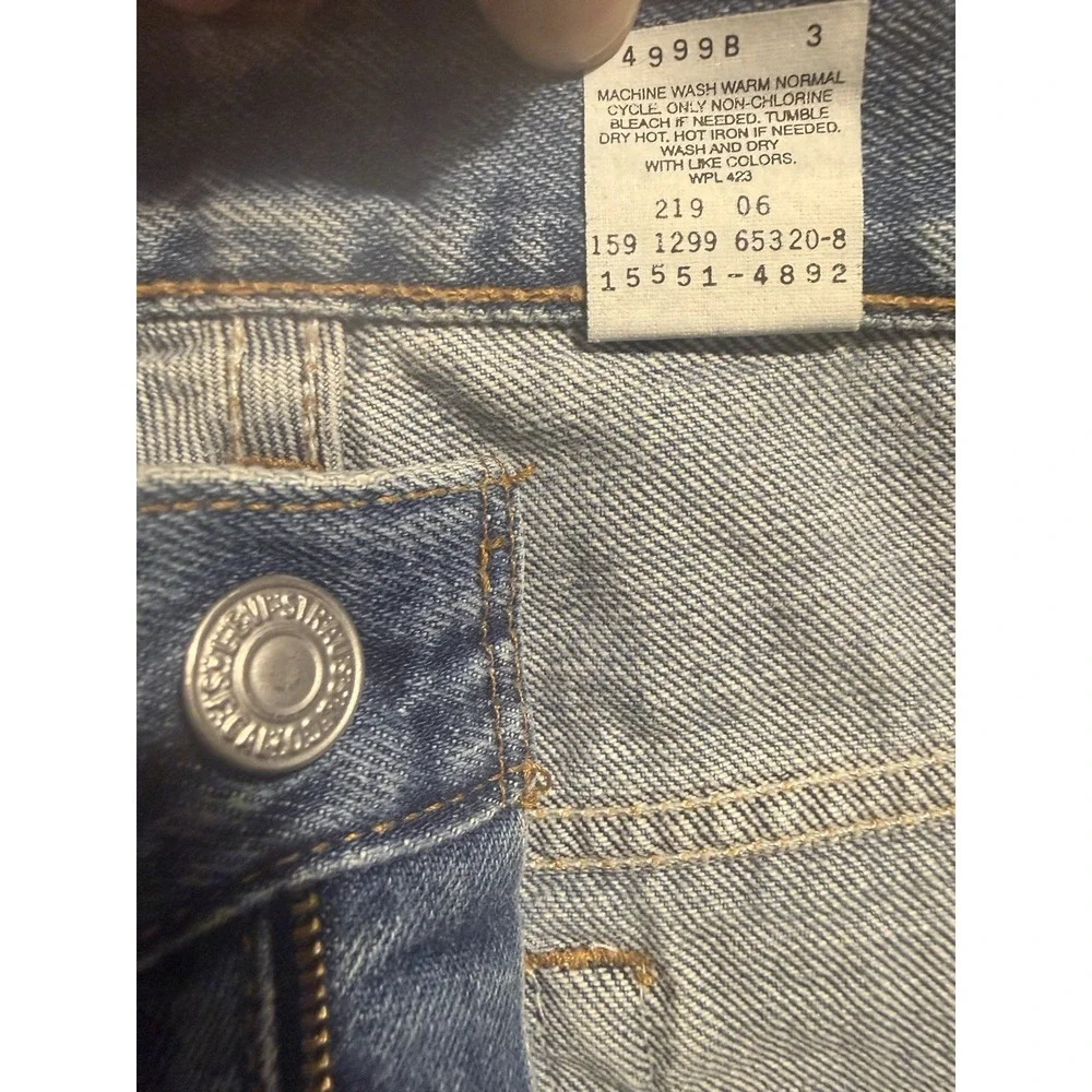 Vintage Levi Strauss 550 Jeans‎ Women's Sz 12 Relaxed Fit Tapered Leg Blue Denim